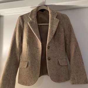 Theory Women's Brown Nerina Tweed Blazer - Sz 2